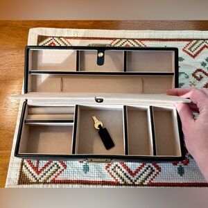 SOLD! Wolf 1834 HERITAGE SAFE DEPOSIT in Like New Condition- Black